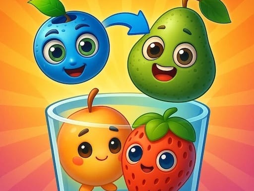 Drop Merge Fruit Characters game artwork